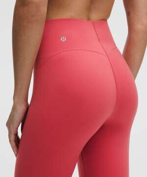 Lululemon Glow Up Super-High-Rise Tight 25" Desert Red SZ 2 NWT